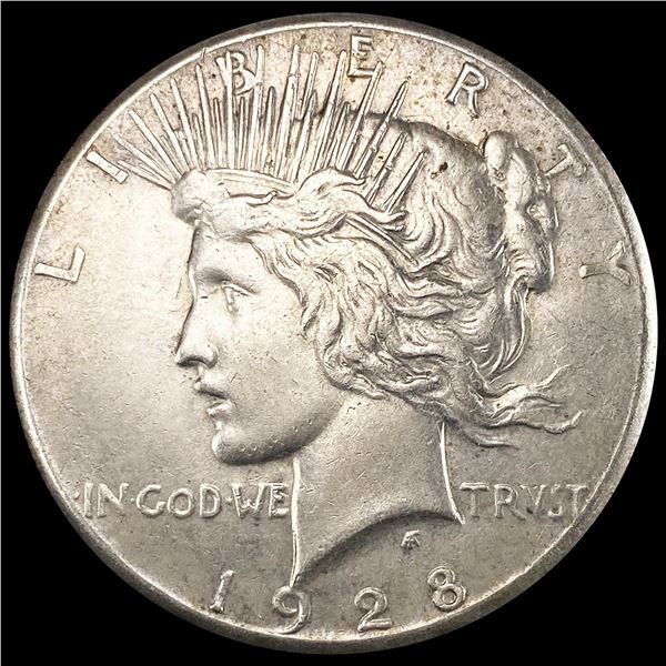 1928 Silver Peace Dollar CLOSELY UNCIRCULATED