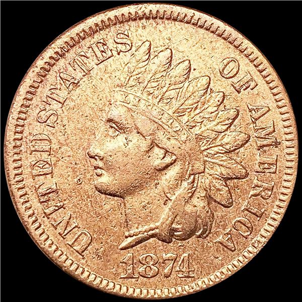 1874 Indian Head Cent UNCIRCULATED