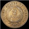 Image 2 : 1871 Two Cent Piece CLOSELY UNCIRCULATED