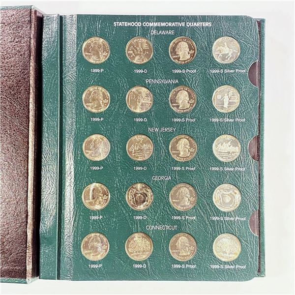 1999-2003 Wash. Statehood Quarter Book (99 Coins)