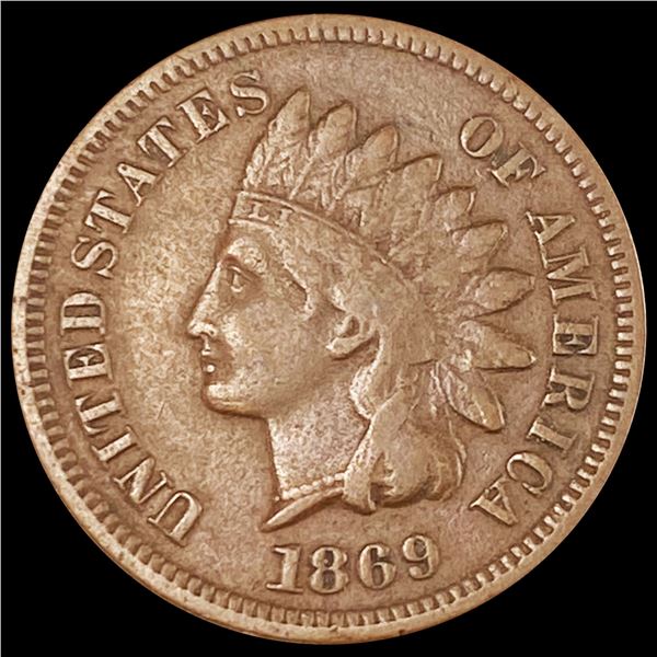 1869 Indian Head Cent CLOSELY UNCIRCULATED