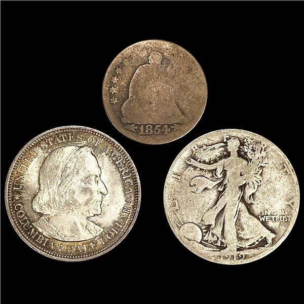 (3) Misc Coins (1892, 1919-D, 1976) NICELY CIRCUL