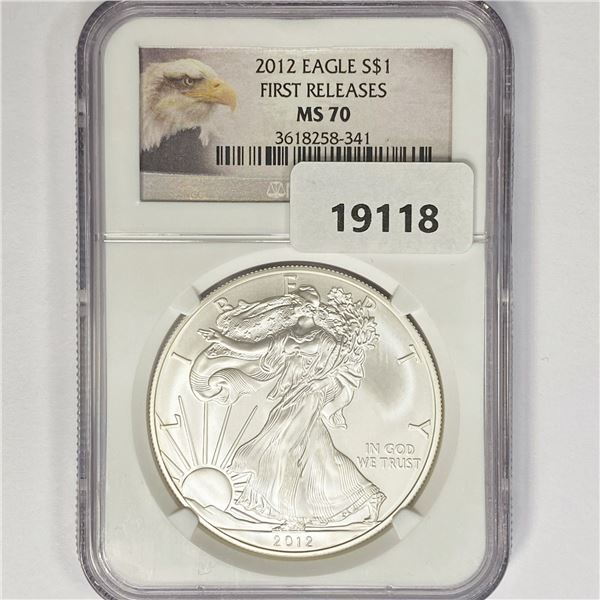 2012 American Silver Eagle NGC MS70