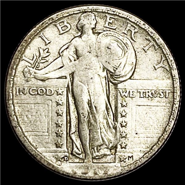 1917-D Standing Liberty Quarter ABOUT UNCIRCULATED