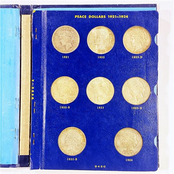 1921-1935 Peace Silver Dollar Book (23 Coins)