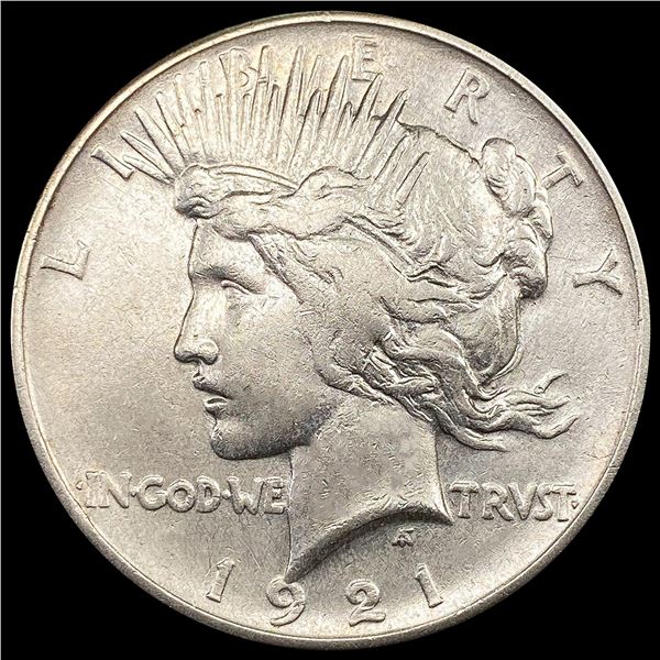 1921 Silver Peace Dollar ABOUT UNCIRCULATED