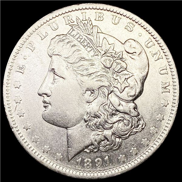 1891-O Morgan Silver Dollar CLOSELY UNCIRCULATED