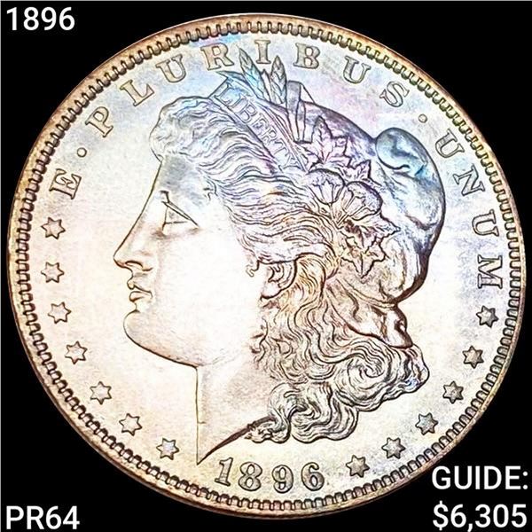 1896 Morgan Silver Dollar CHOICE PROOF