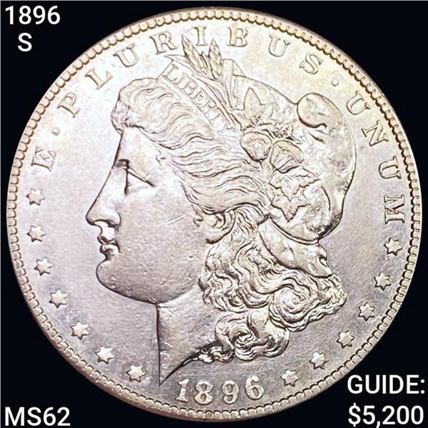1896-S Morgan Silver Dollar UNCIRCULATED