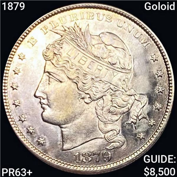 1879 Goloid Metric Dollar CHOICE PROOF +