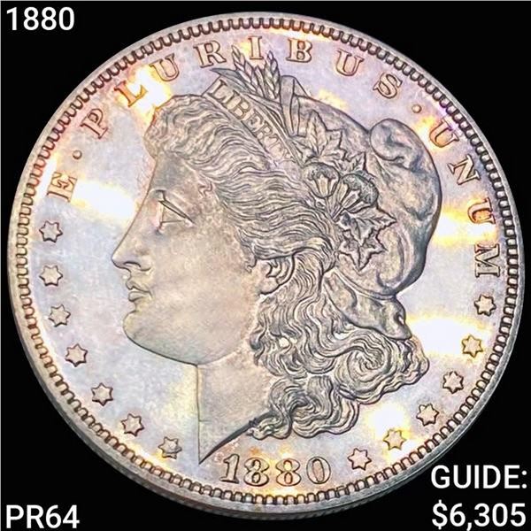1880 Morgan Silver Dollar CHOICE PROOF