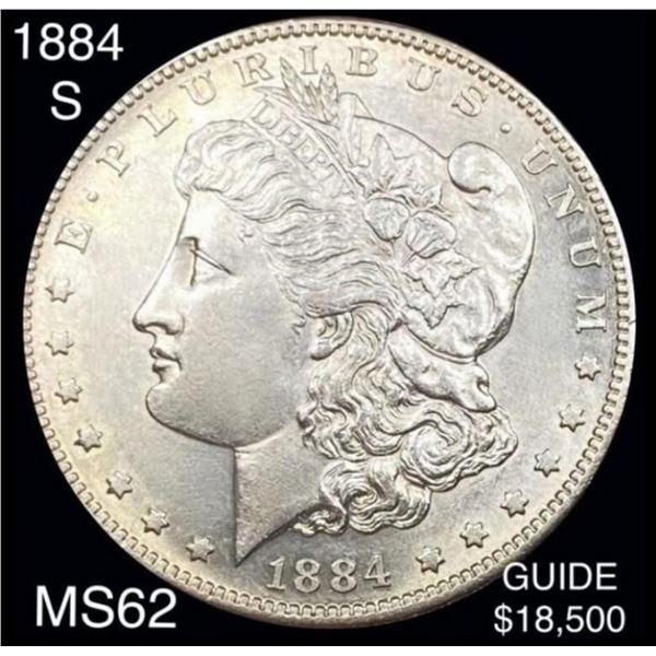 1884-S Morgan Silver Dollar UNCIRCULATED