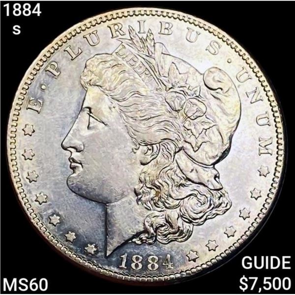 1884-S Morgan Silver Dollar UNCIRCULATED