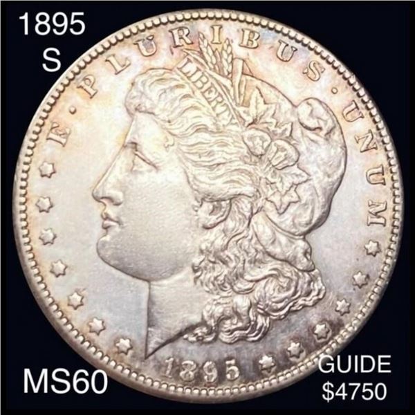 1895-S Morgan Silver Dollar UNCIRCULATED