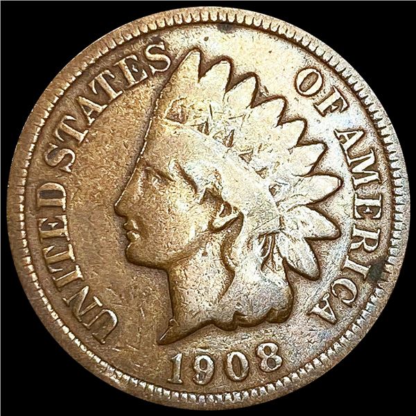 1908-S Indian Head Cent NICELY CIRCULATED