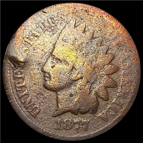 1877 Indian Head Cent NICELY CIRCULATED