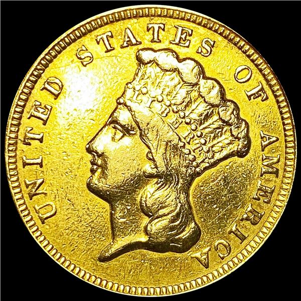 1856 $3 Gold Piece HIGH GRADE