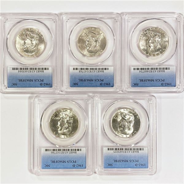 1962-D Franklin Half Dollar PCGS MS63 FBL