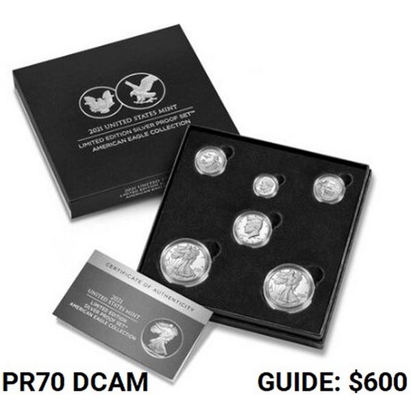 2006-W 20th Ann ASE 3 Coin Silver Set GEM OGP