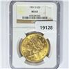 Image 1 : 1901-S $20 Gold Double Eagle NGC MS61