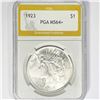 Image 1 : 1923 Silver Peace Dollar PGA MS64+