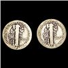 Image 2 : (2) 1921 Mercury Dimes NICELY CIRCULATED