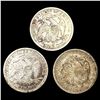 Image 2 : (3) Seated Liberty Quarters (1875, (2) 1877-S) NI