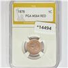 Image 1 : 1878 Indian Head Cent PGA MS64 RED