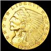 Image 1 : 1929 $2.50 Gold Quarter Eagle UNCIRCULATED