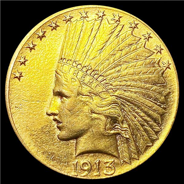 1913 $10 Gold Eagle CLOSELY UNCIRCULATED