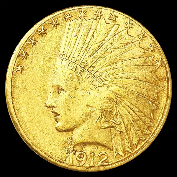 1912-S $10 Gold Eagle CLOSELY UNCIRCULATED