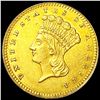Image 1 : 1862 Rare Gold Dollar UNCIRCULATED