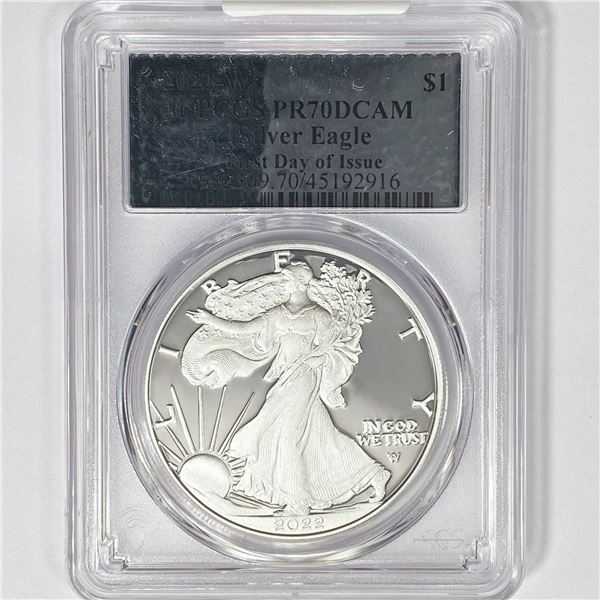 2022-W ASE PCGS PR70 DCAM, 1st Day Issue