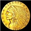 Image 1 : 1910 $2.50 Gold Quarter Eagle CLOSELY UNC