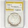 Image 1 : 1880-O Morgan Silver Dollar PGA MS63 PL