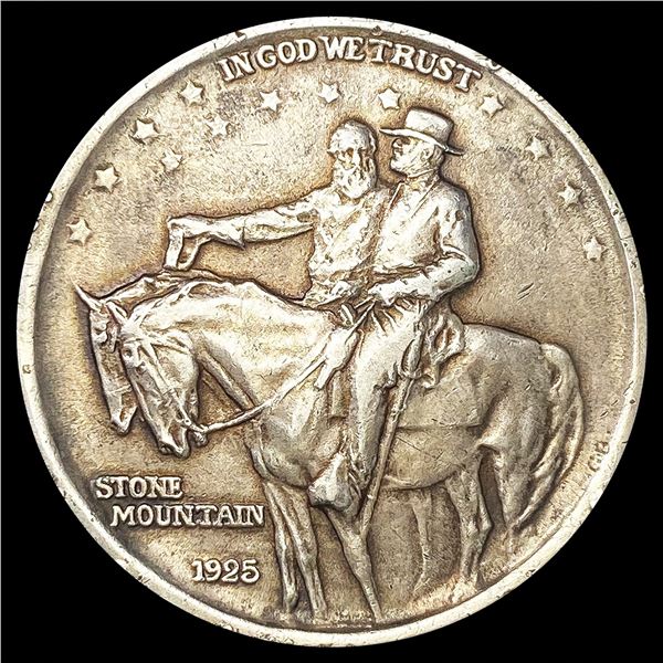 1925 Stone Mountain Half Dollar CLOSELY UNC