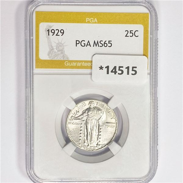 1929 Standing Liberty Quarter PGA MS65