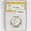 Image 1 : 1929 Standing Liberty Quarter PGA MS65