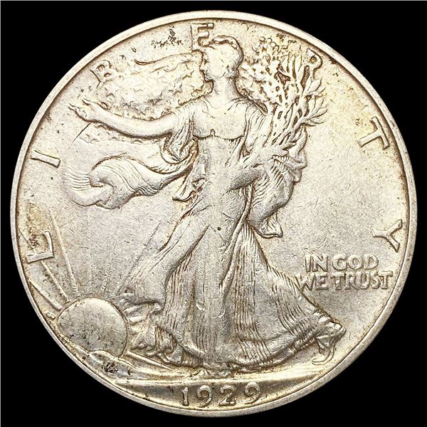 1929-D Walking Liberty Half Dollar LIGHTLY CIRC
