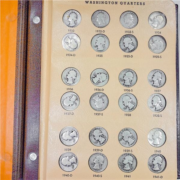 1932-1979 Washington Quarter Book (117 Coins)