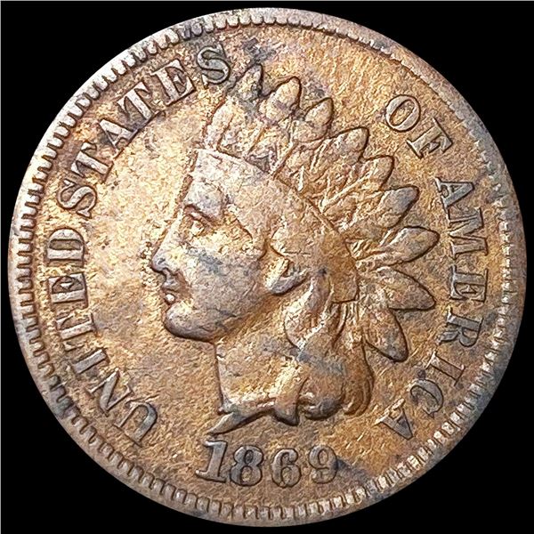 1869 Indian Head Cent NICELY CIRCULATED