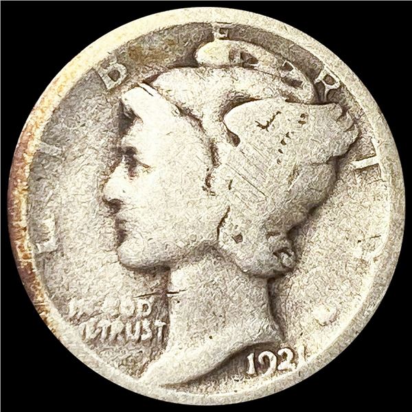1921 Mercury Dime NICELY CIRCULATED