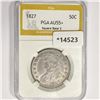 Image 1 : 1827 Capped Bust Half Dollar PGA AU55+ Sq Base 2