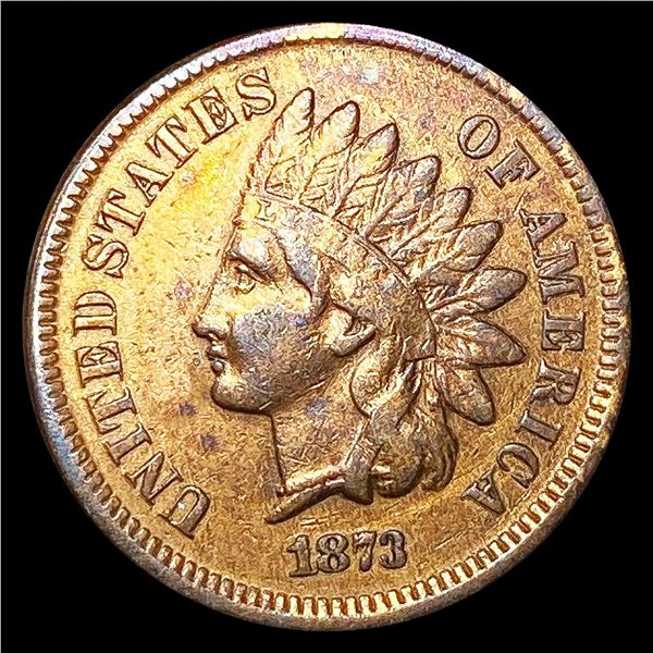 1873 Indian Head Cent LIGHTLY CIRCULATED
