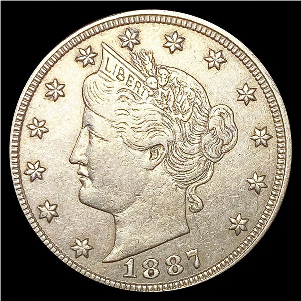 1887 Liberty Victory Nickel NEARLY UNCIRCULATED