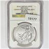 Image 1 : 2014 GB 1oz Silver 2PND Britannia NGC MS69 PL