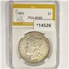 Image 1 : 1893 Morgan Silver Dollar PGA MS60