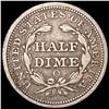 Image 2 : 1857-O Seated Liberty Half Dime NICELY CIRCULATED