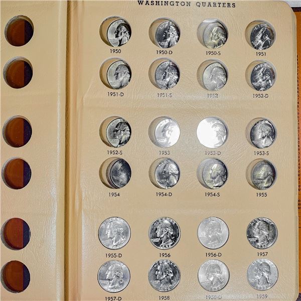 1955-1998 Washington Quarter Book (112 Coins)