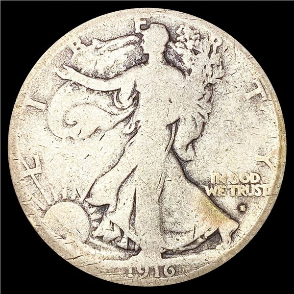 1916-S Walking Liberty Half Dollar NICELY CIRC
